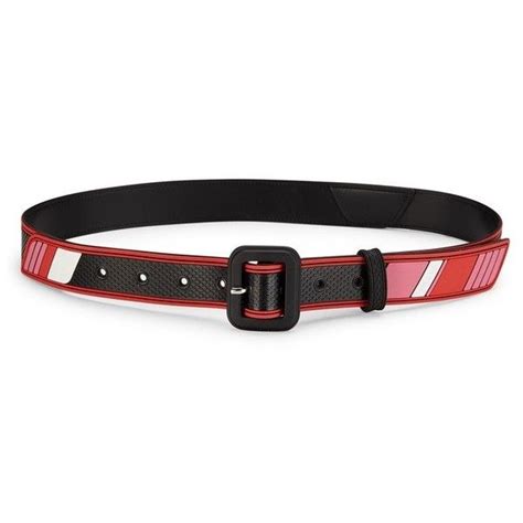 prada striped rubber belt|prada belt prices.